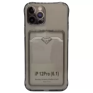 Чехол iP 12 Pro Pocket Case (TPU) (Black)