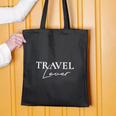 Сумка шоппер "Travel", чёрная