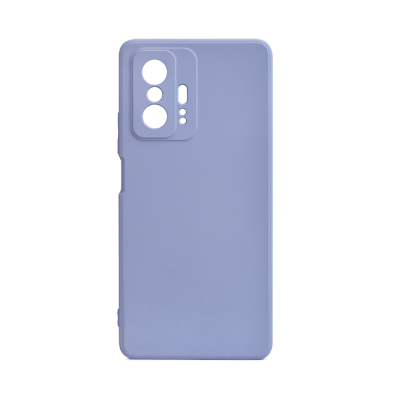 Чехол Xiaomi 11T/11T Pro Silicone Case Logo (Лиловый(13))