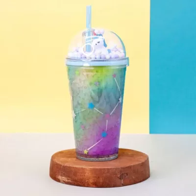 Тамблер "Unicorn star", blue (450 ml)