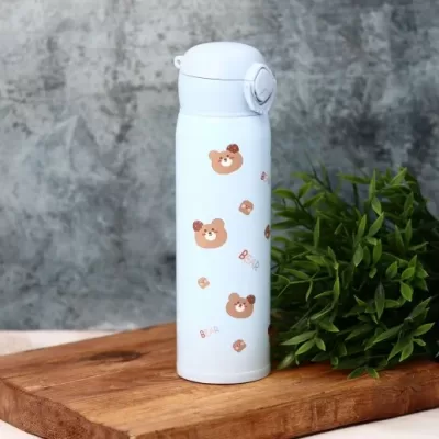 Термос «Flower blast», blue (500 ml)