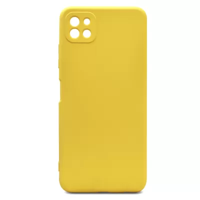 Чехол Sams A22s Silicone Case Logo (Желтый(20))
