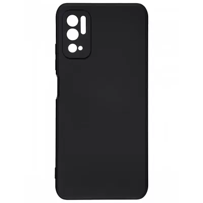 Чехол Poco M3 Silicone Case Logo (Черный(3))