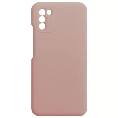Чехол Poco M3 Silicone Case Logo (Пудра(18))