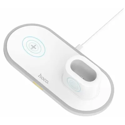 Зарядная станция 3в1 Hoco CW21 (White)