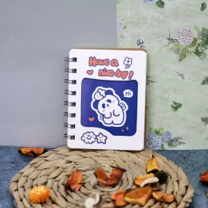 Блокнот (A7) «Panda nice day», blue (7.4*105)