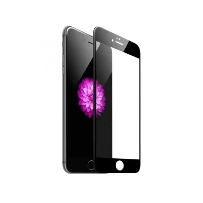 Противоударное стекло ТЕХ.ПАК Glass 10 D iPhone 6+ "Slim" Черное