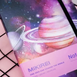 Блокнот (A5) «Planets», pink (14,5*21)