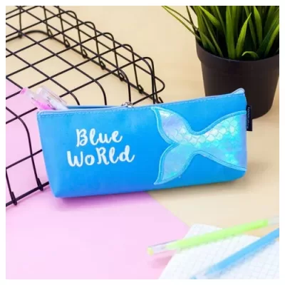 Пенал "Blue world", blue