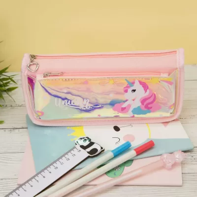Пенал "Colorful unicorn", pink