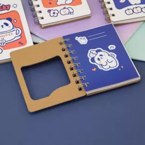 Блокнот (A7) «Panda nice day», blue (7.4*105)