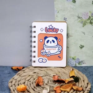 Блокнот (A7) «Panda lucky», orange (7.4*105)
