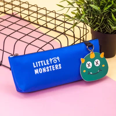 Пенал "Little monsters", blue - green