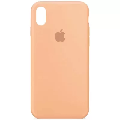 Чехол для iPhone XR Apple Silicone Case Simple (Персиковый)