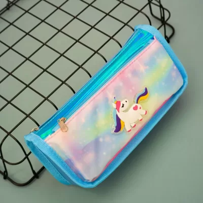 Пенал "Shine heart unicorn", blue