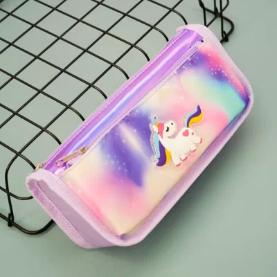 Пенал "Shine heart unicorn", purple