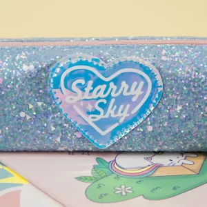 Пенал "Shiny heart", blue