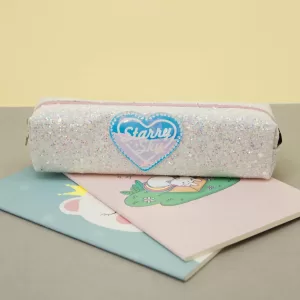 Пенал "Shiny heart", white