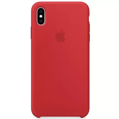 Чехол для iPhone XS Max Apple Silicone Case Simple (Красный)
