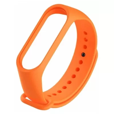 Ремешок для Xiaomi Mi Band 3/4 Premium (Оранжевый)