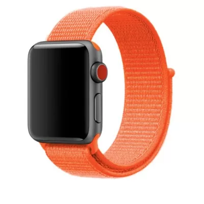 Ремешок для Apple Wach 38-40 mm (нейлон) оранжевый