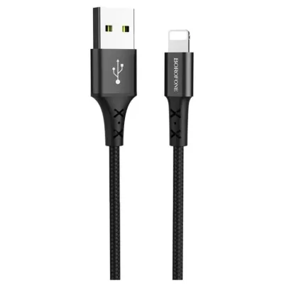 Кабель USB/Lightning Borofone BX20 (1м), черный