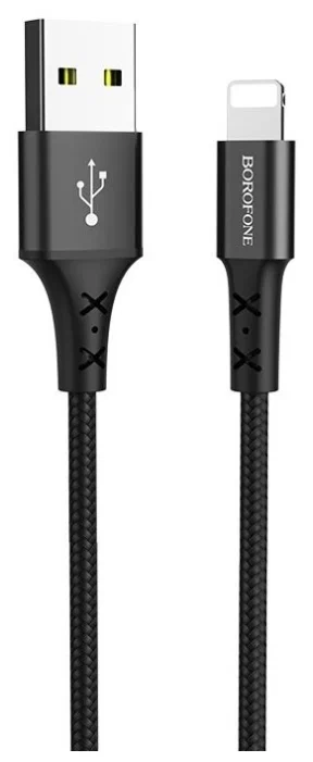 Кабель USB/Lightning Borofone BX20 (1м), черный