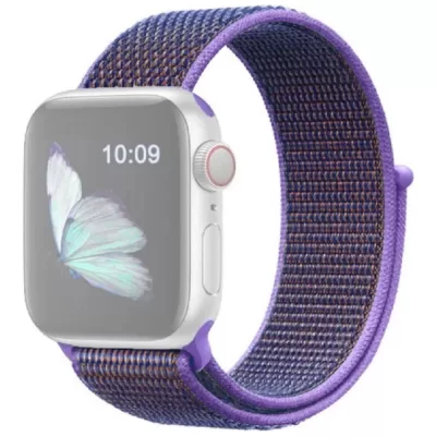 Ремешок для Apple Wach 38-40 mm (нейлон) фиолетовый