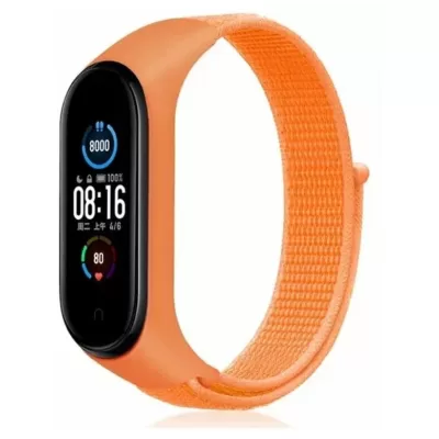 Ремешок Mi Band 3/4/5/6 Nylon (Papaya)