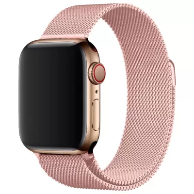 Ремешок для Apple Wach 42-44 mm (миланская петля)розовы