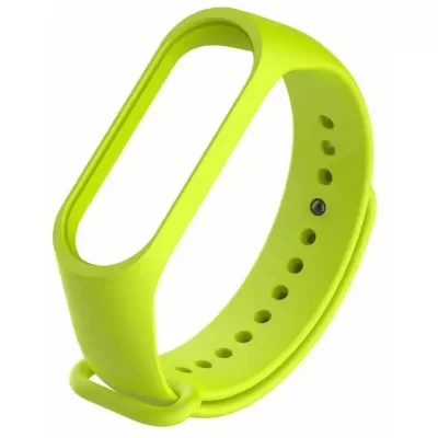 Ремешок Mi Band 3/4 Silicone (Салатовый)