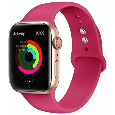 Ремешок Apple Watch Silicone 42-44mm (Малиновый(38))