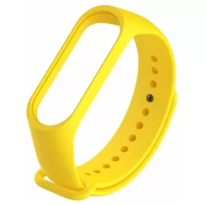 Ремешок Mi Band 3/4 Silicone (Желтый)
