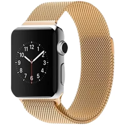 Ремешок Apple Watch Миланская 42-44-45-49mm (Gold)