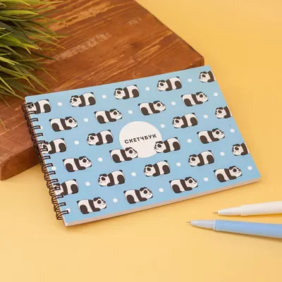 Скетчбук "Panda" 14х20 см