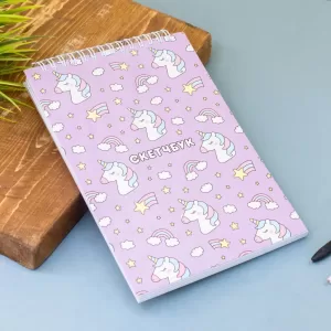 Скетчбук "Rainbow Unicorn" 14х20 см