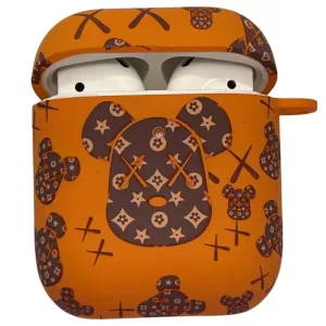 Чехол AirPods Luxo (Мишка Оранжевый(A28))