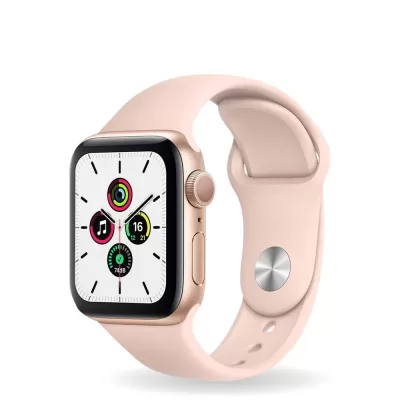 Ремешок Apple Watch Silicone 38-40-41mm (Пудра(8))