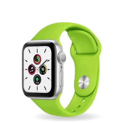 Ремешок Apple Watch Silicone 38-40mm (Салатовый)