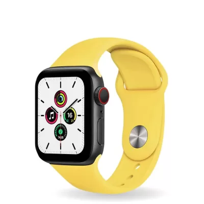Ремешок Apple Watch Silicone Classic Band 38-40mm (Yellow)
