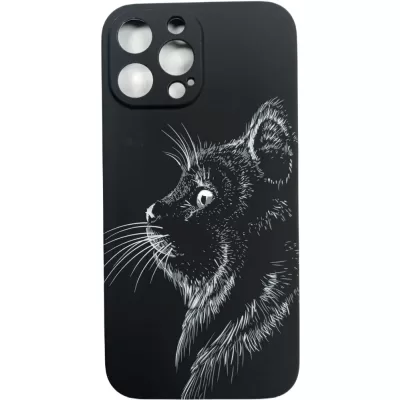 Чехол iP 13 Pro Max Luxo (Кот)