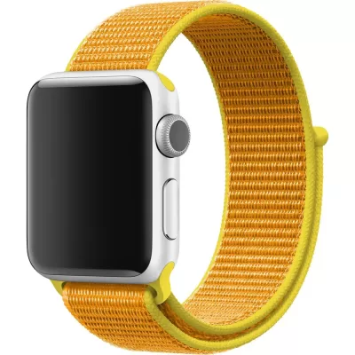 Ремешок для Apple Watch 38mm Нейлоновый (Оранжевый)
