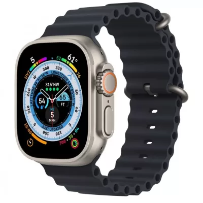 Ремешок Apple Watch Ocean Silicone 38-40-41mm (Black)