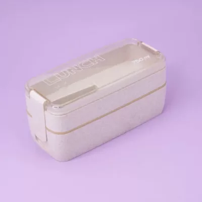 Ланчбокс "Convenient", white (ложка+вилка)