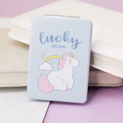 Зеркало "Unicorn lucky", blue