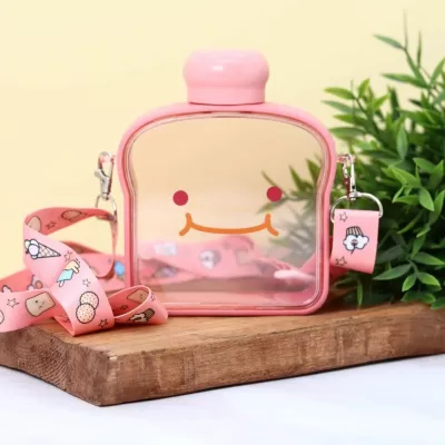 Бутылка «Bread slice», pink (380 ml)
