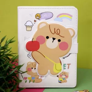 Блокнот (B6) «Funny bear», white (13,5 х 18,6)