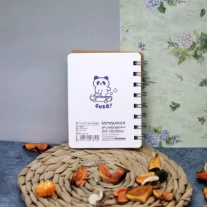 Блокнот (A7) «Panda nice day», blue (7.4*105)