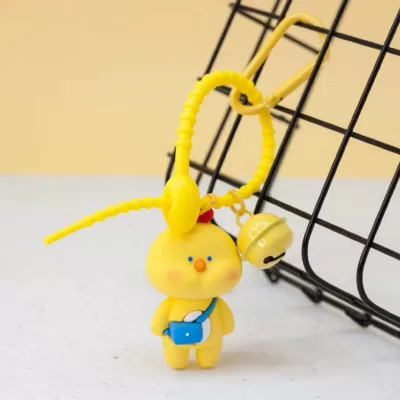 Брелок с колокольчиком "Bag chicken", yellow