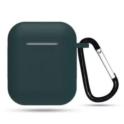Чехол AirPods Silicone Case (Dark Green)